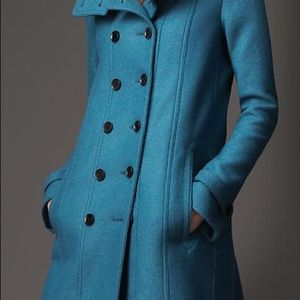 Burberry blue wool jacket